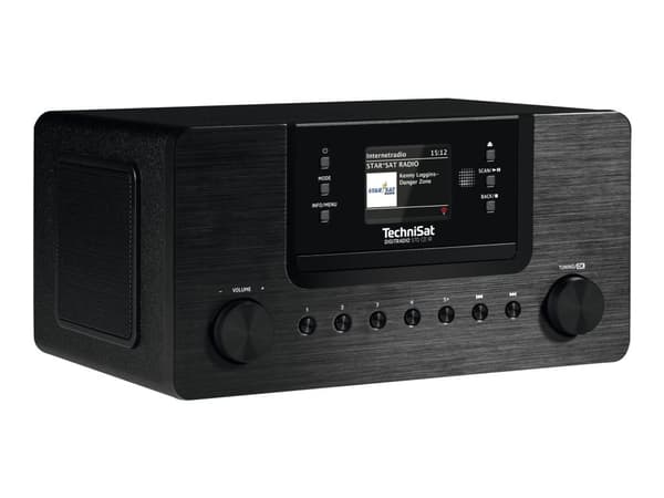 TechniSat DigitRadio 570 CD IR - Ljudsystem - 2 x 5 Watt - svart