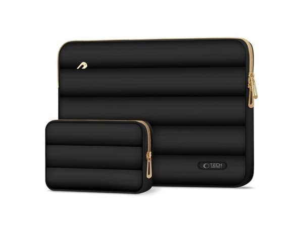 Tech-Protect Puffy laptopbag 15-16" - svart