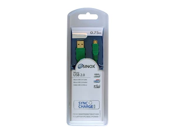 iMedia-kaapeli, Micro-USB, 0,75 m