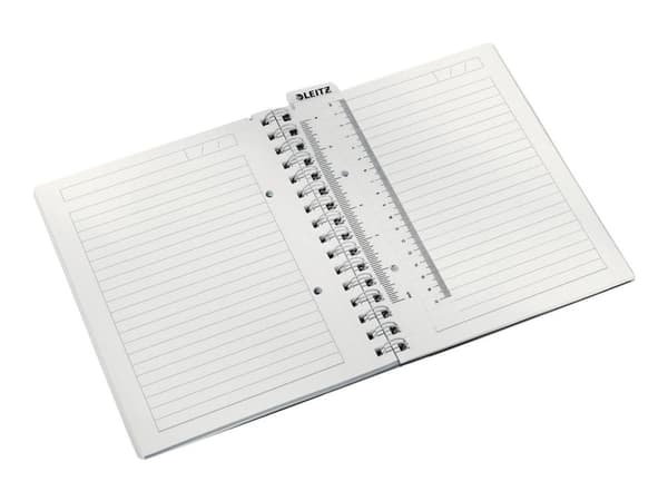 Notesblok Leitz WOW PP A5 linjeret 80 gram 80 ark Lilla - (6 stk.)