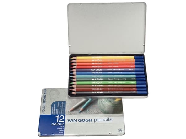 Van Gogh Coloured Pencils Starter Set with 12 Colours