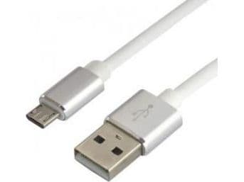 EverActive USB-A till microUSB-kabel 1,5 m vit (CBS-1.5MW)