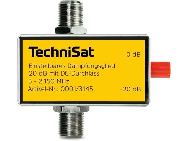 TechniSat 0001/3145 Network Attenuator Silver (0001/3145)