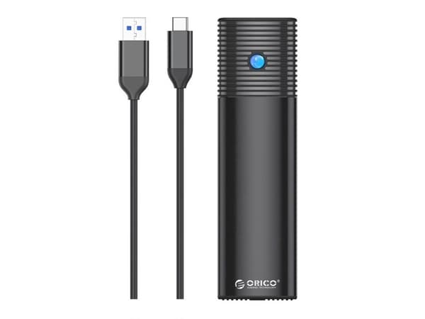 Orico M.2 SATA USB-C 5Gbps diskkapsling, svart