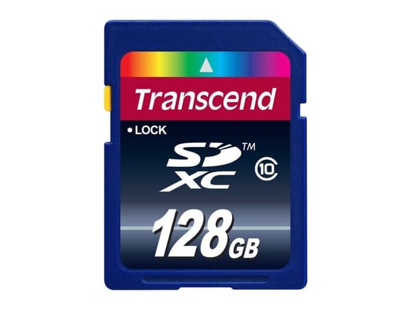 Transcend Premium - Flashminnekort - 128 GB - Class 10 - SDXC
