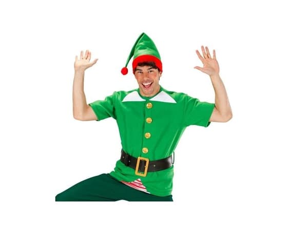 Julemandens hjælper kostume