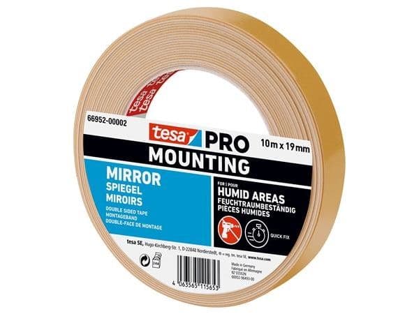 Tesa PRO Mountingtape Mirror 66952 10mx19mm