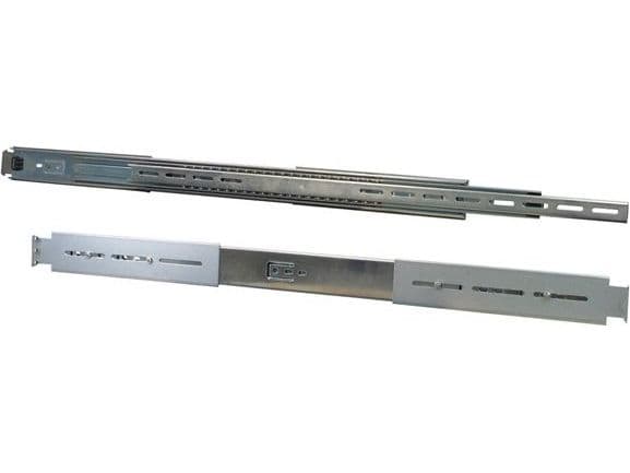 Inter-Tech - Rackskinne - sølv - 19"