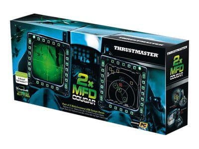ThrustMaster MFD Cougar Pack - Instrumentpanel for flyvningssimulator - 20 knapper - kablet (en pakke 2)
