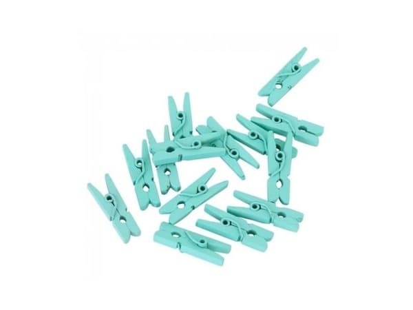 Mint grønne mini klemmer