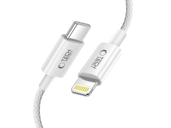 USB-kabel Tech-Protect USB-C - Lightning 2 m grå (5906302380954)