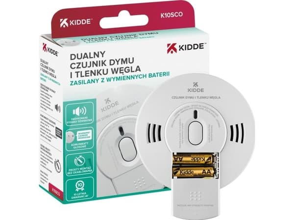 Kidde savu- ja häkäilmaisin 2in1 (K10SCO)