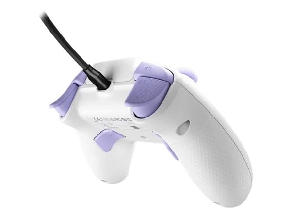 Turtle Beach React-R - Håndkonsoll - kablet - hvit, purpur - for Microsoft Xbox Series S, Microsoft Xbox Series X, Microsoft Xbox One, PC