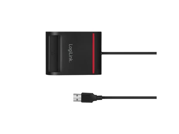 LogiLink CR0047, USB 2.0, Sort, 64 g