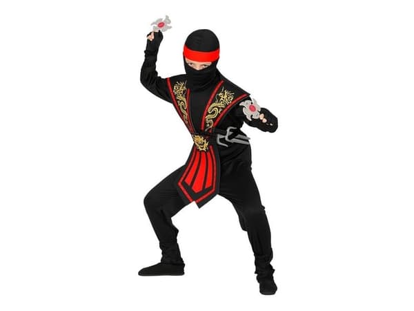 Punainen Kombat Ninja -puku