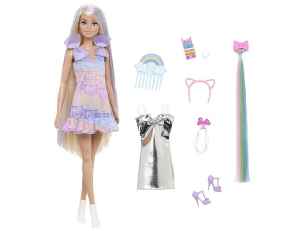 Barbie hiukset leikkiä vaalea