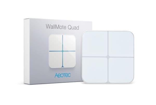Aeotec WallMote Quad Home Controller - Svitsj - trådløs - Z-Wave Plus