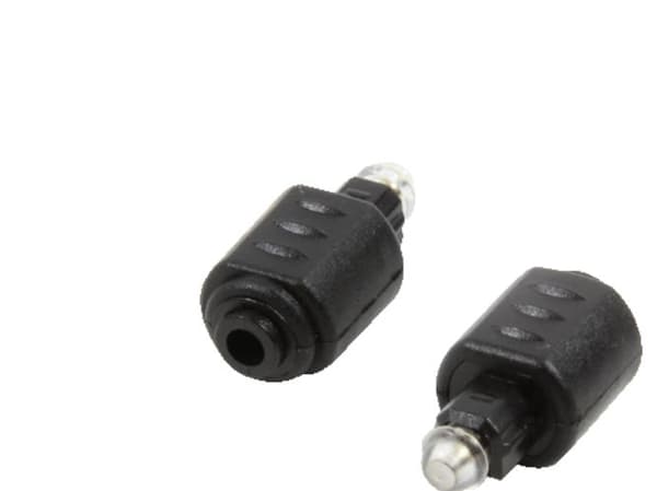 LogiLink CA1016, Toslink, Toslink 3.5 mm Mini, Sort