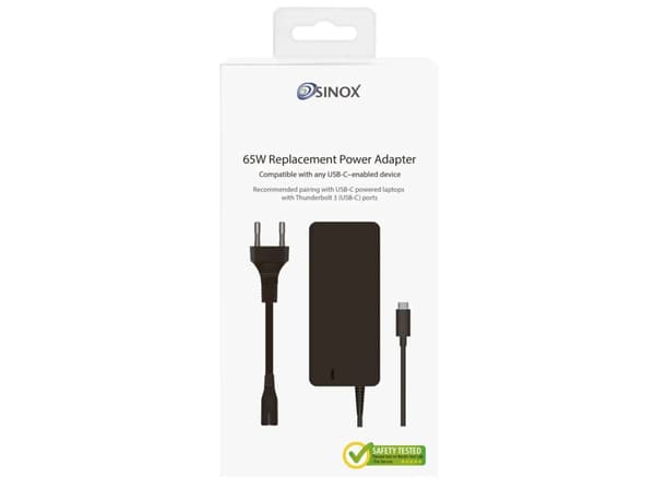 Sinox - Replacement - strømadapter - 65 watt