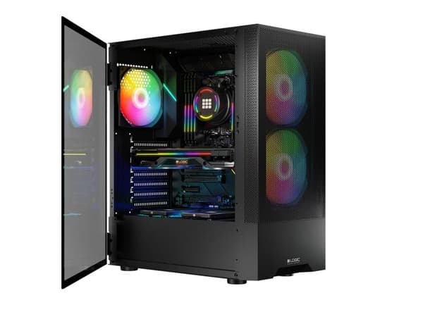 Logic ARYA ARGB MINIDI USB 3.0 kabinett sortering