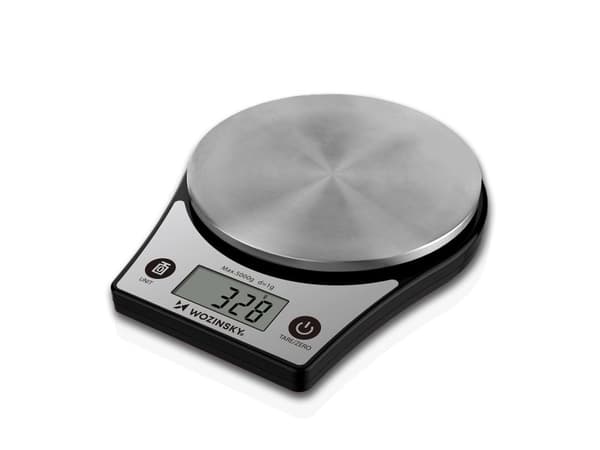 Wozinsky WAK-651 Kitchen Scale with LCD Display up to 5 kg - Black