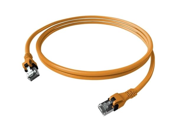 EasyLan CPP1OOAOAO0010, 1 m, Cat6a, S/FTP (S-STP), RJ-45, RJ-45, Orange