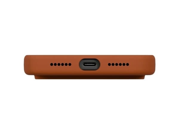 Uniq Lino-deksel til iPhone 17 Pro Max Magclick-lading - oransje