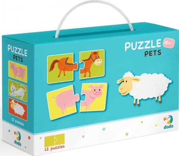 Dodo puslespill 12x2 dyr