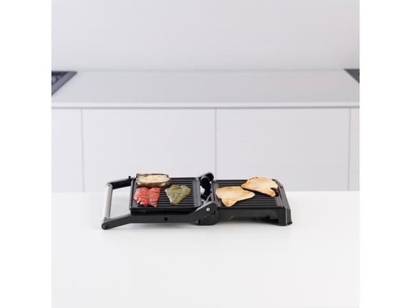 Taurus MYGRILL LEGEND, Sort, Rustfritt stål, Rustfritt stål, Rektangulær, Rotasjon, 230 x 145 mm, 180°