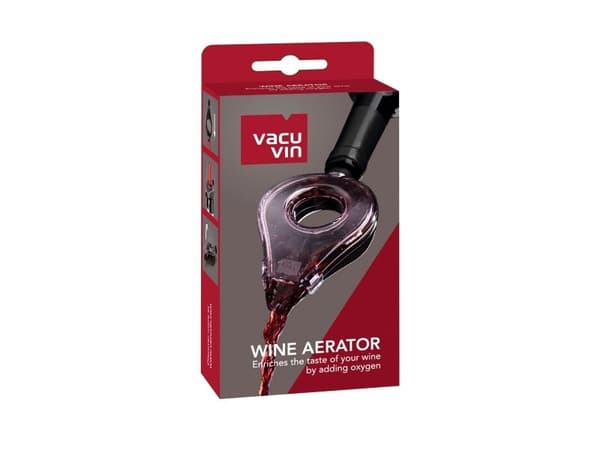 Vacu Vin Wine Aerator, I flaska, Transparent