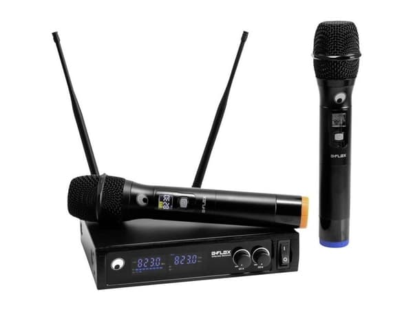 OMNITRONIC UHF E-FLEX 2 trådløst mikrofon-system 823-832/863-865 MHz