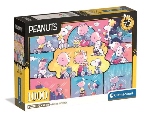 Clementoni puslespill HQC Peanuts - 2, 1000 brikker