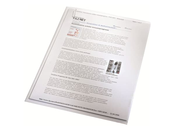 Dekk Leitz PP 130my med preging A4 - (100 stk.)