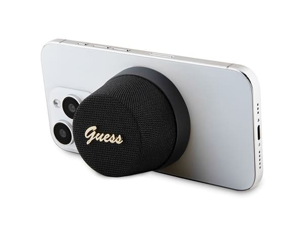 Guess Magnetic Script Metal Bluetooth speaker - black
