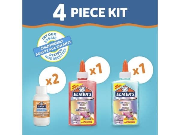 Lim, Elmer´s Metallic slime kit, Slime