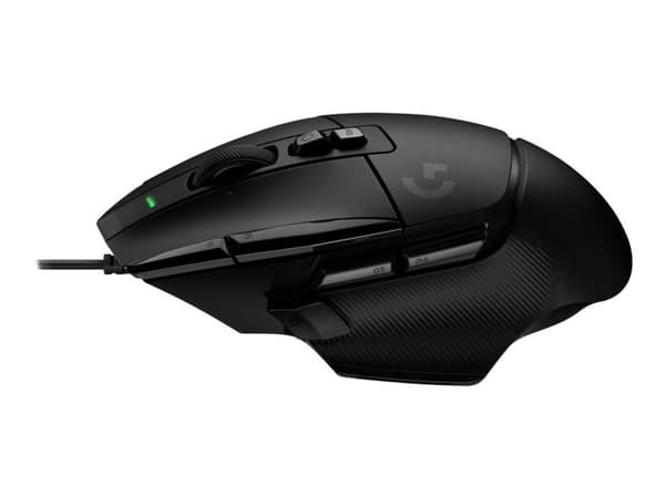 Logitech G502 X - Mus - optisk - 13 knappar (LIGHTFORCE-switchar) - kabling (USB) - Hero 25K-sensor - Sort