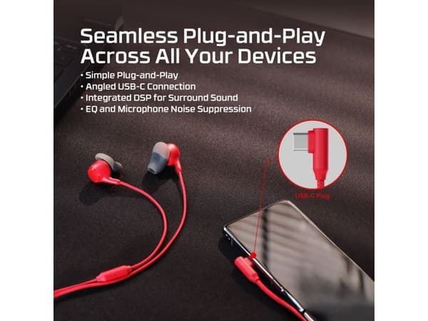 HyperX Cloud Earbuds III S Black, 26,7 g, Svart