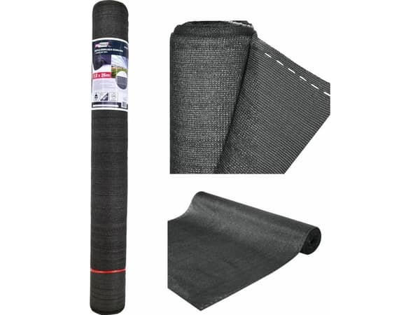 AWTOOLS skuggnät 180 g 1,5*25 m grå UV 90%