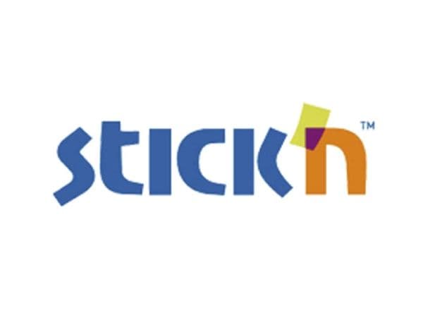 Notepad, BNT Stick´n, Sticky memo, gul 114x190mm