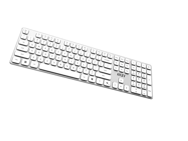 MSI FORGE K210 Combo White DE  Keyboard-Maus Combo, wireless