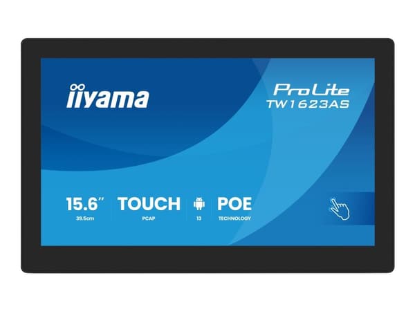 Näyttö 16 cali TW1623AS-B3P,10P.DOT.IPS,ANDROID13,WIFI,24/7,RJ45,HDMI,3xUSB,CMS (iiSignage2)