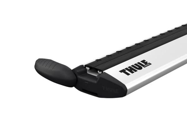 Thule WingBar EVO 127 Katotangot hopeaa - 2 kpl