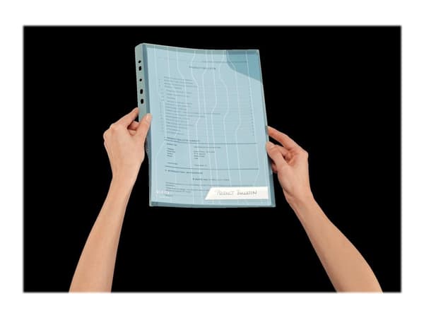 Leitz - L-formet mappe - for A4 (210 x 297 mm) - kapasitet: 40 ark - blå