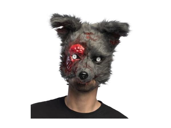 Blodig varulv maske