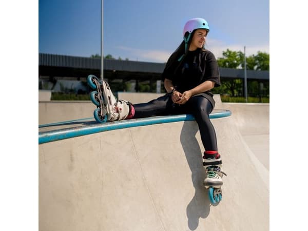 Wozinsky M BMX-/sparkesykkel-hjelm - rosa gradient