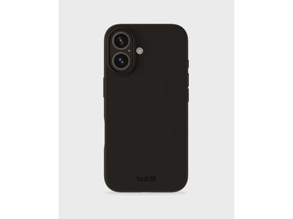 HoldIt Silicone, Etui, Apple, iPhone 16, 15,5 cm (6.1"), Svart