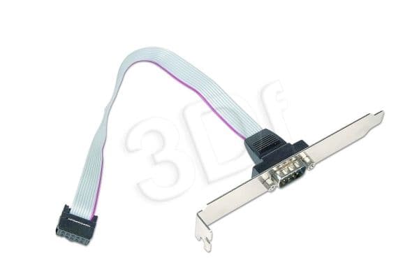 Cablexpert - Serielt panel - DB-9 (hann) til 10 pin IDC (hann) - 25 cm