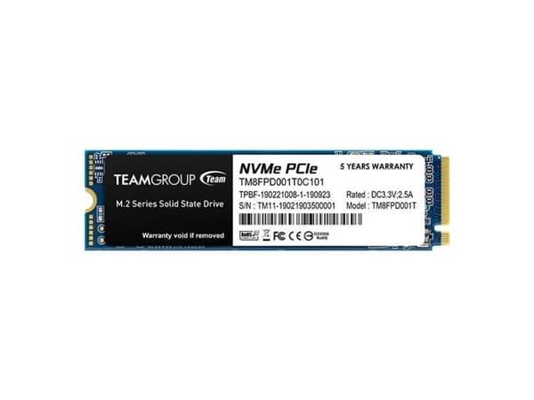 Team Group MP33 PRO, 1 TB, M.2, 2100 MB/s