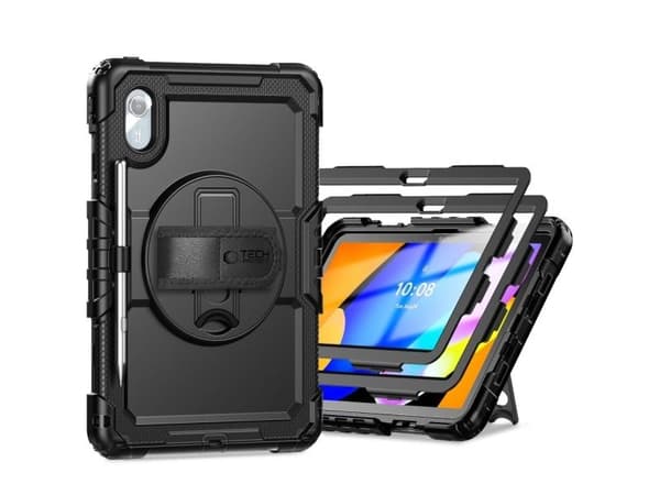 4Kom Kotelo Tech-Protect Solid Lenovo Idea Tab 11.0 TB-336 Musta