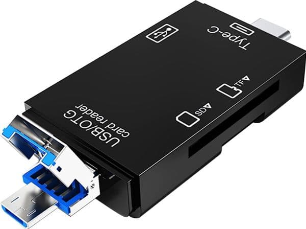 Vakoss VAKOSS Reader KORTINLUKIJAN 6IN1 USB A/MICRO USB/USB C/SD/MICRO SD/USB TC-R425X